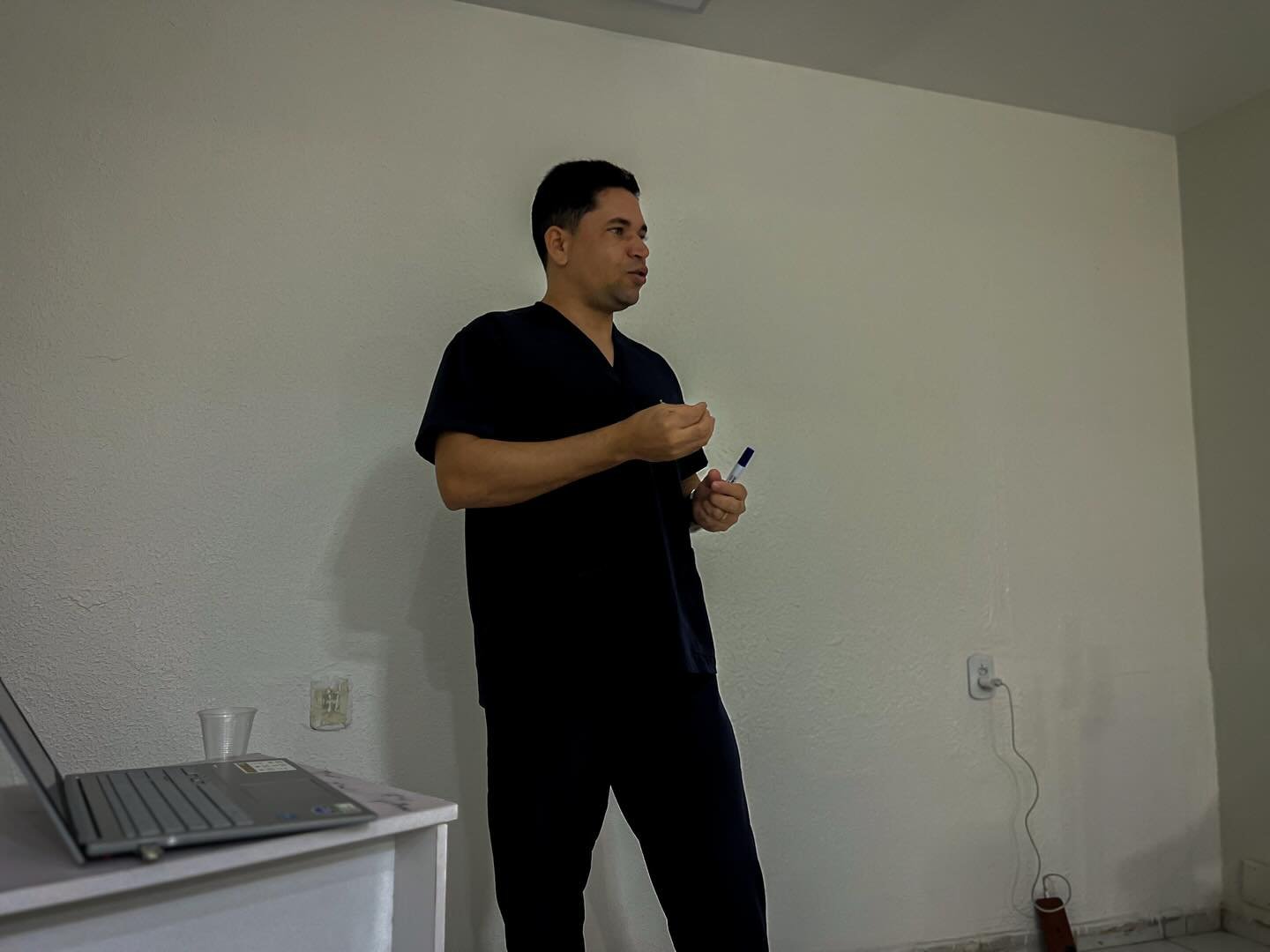 Jean Carlos Querino dos Santos, enfermeiro e responsável técnico