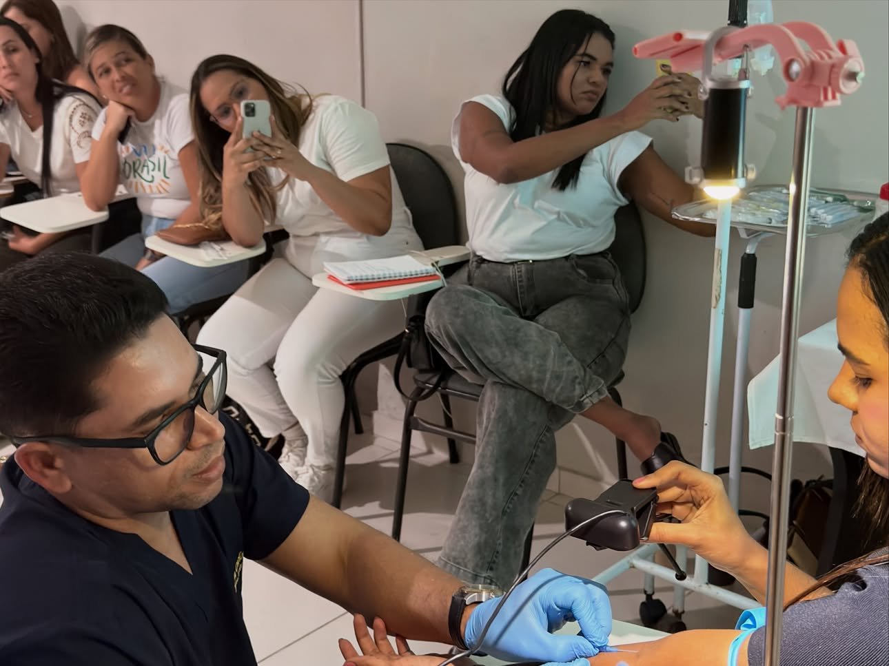 Treinamento prático realizado pela Dayling Saúde